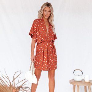 Playful Polka Dot Versatile Kimono Dress